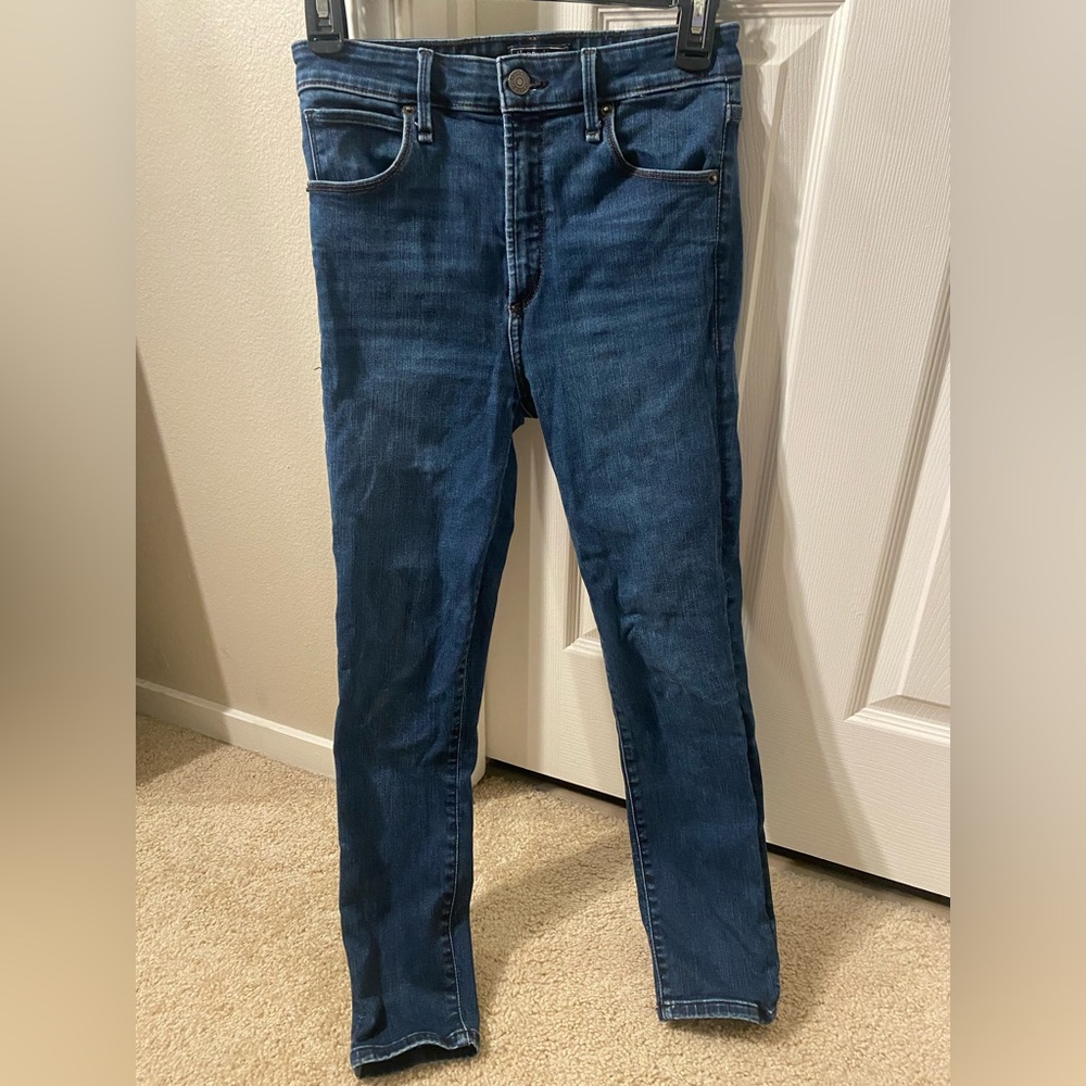 Abercrombie & Fitch Simone High Rise Ankle Jeans.